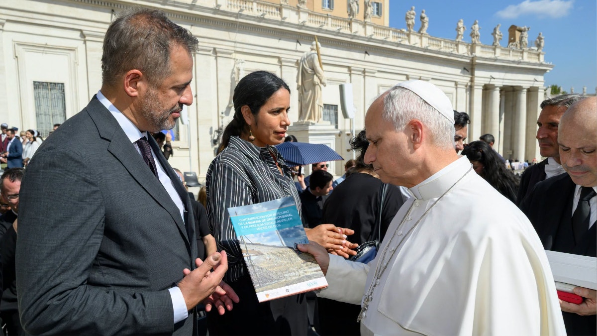 Científicos entregan al papa León XIV evidencias de impacto de minería ilegal en Amazonía