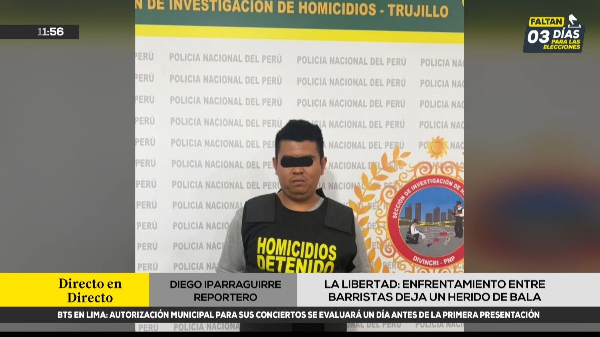Trujillo: enfrentamiento entre presuntos barristas de Alianza Lima y Universitario deja un herido de bala
