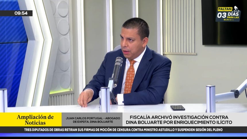 Abogado de Dina Boluarte dice que la AFP no declarada de la expresidenta permitió justificar aumento de sus ingresos