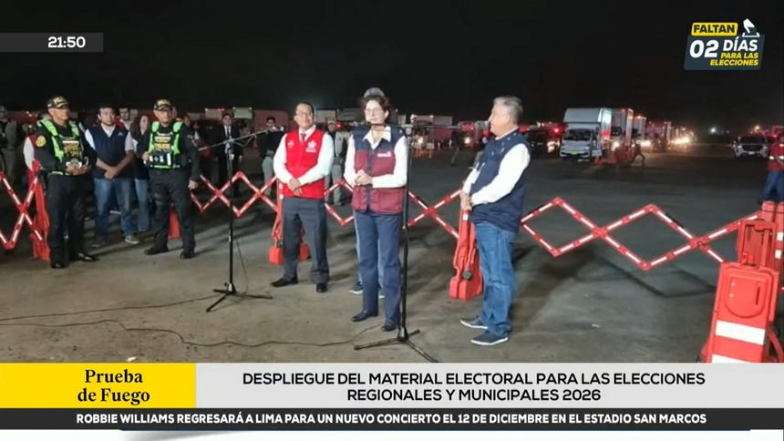 ONPE realiza traslado del material electoral a más de 2 mil locales de Lima y Callao