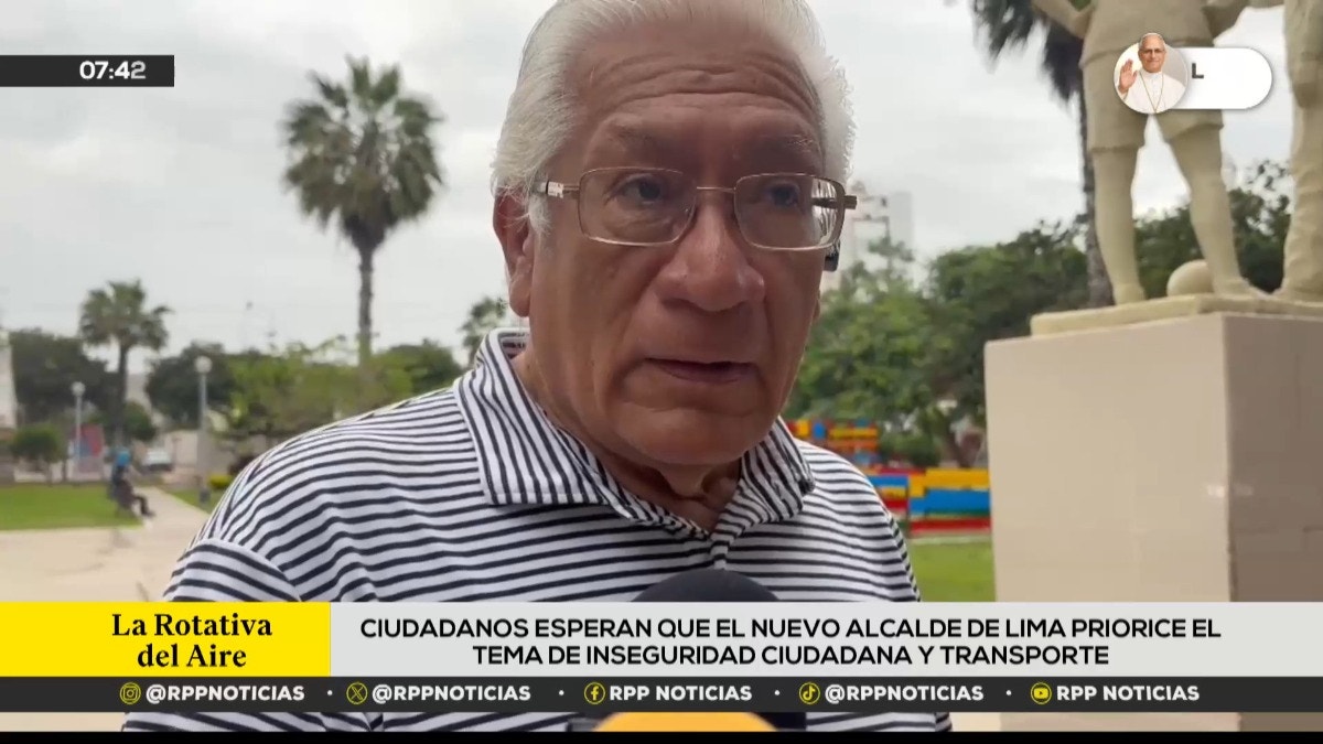 Ciudadanos piden al próximo alcalde de Lima priorizar la seguridad ciudadana y el transporte