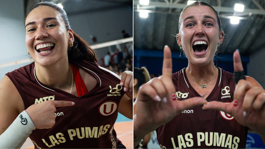 El emotivo festejo de las jugadoras de Universitario tras el pase a la final de la Copa Brasilia de Vóley 2026