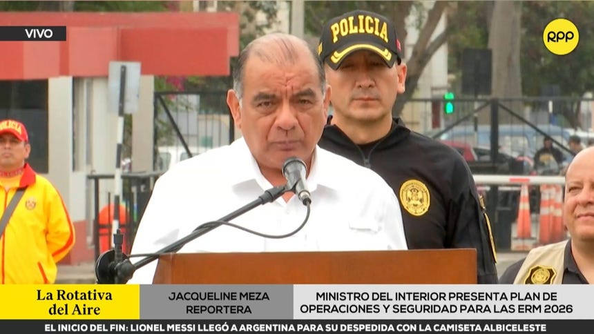 Ministro del Interior anuncia que PNP destinará 11 mil efectivos para resguardar el traslado de material electoral