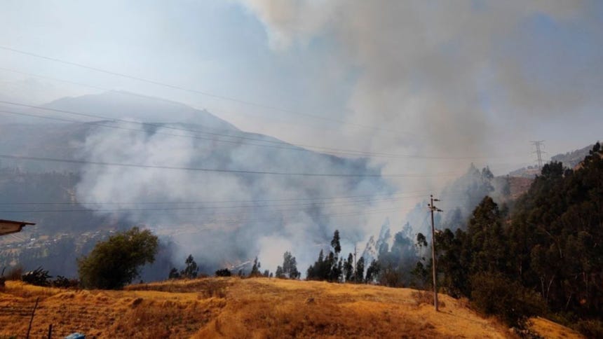 Reportan incendios forestales en Ayacucho y Áncash