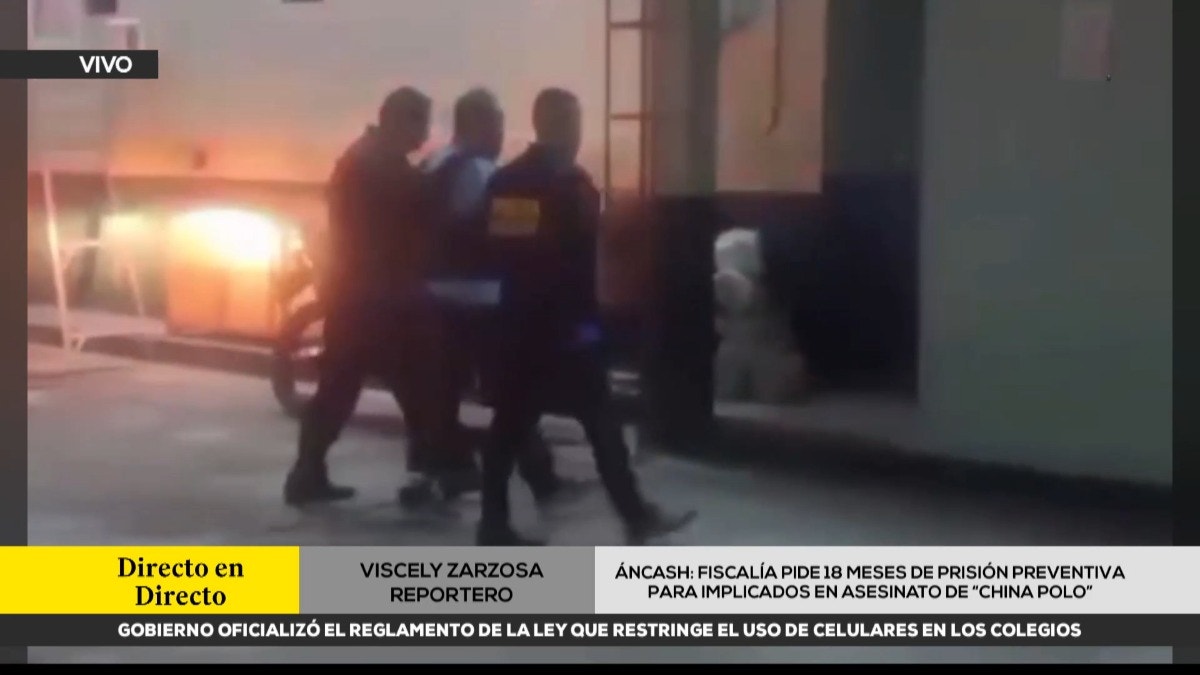 Fiscalía pide18 meses de prisión preventiva para investigados por asesinato de 'China Polo'