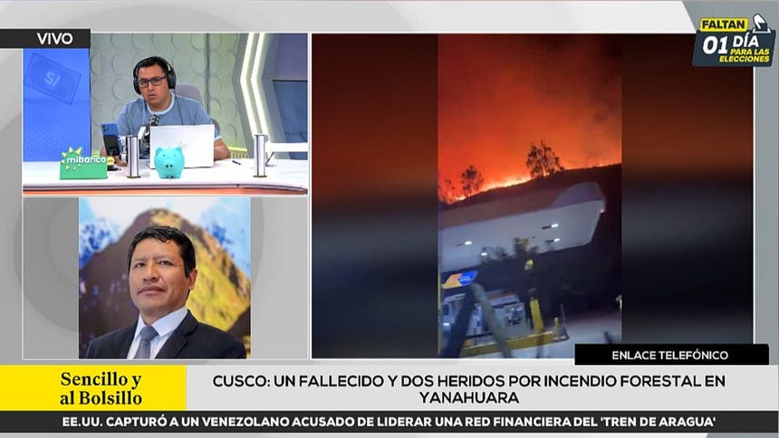 Alarma en el Cusco: reportan un fallecido y dos heridos en incendio forestal en el Valle Sagrado de los Incas