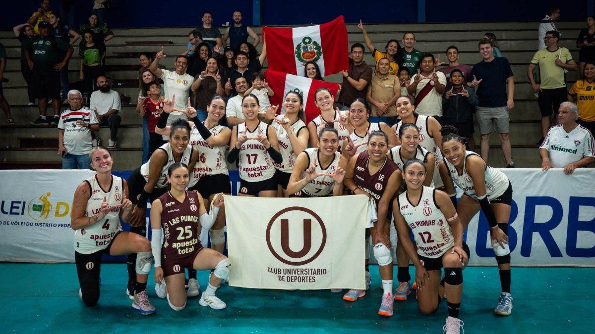 "Este es el camino": Universitario saca pecho de su segundo puesto en la Copa Brasilia de Vóley