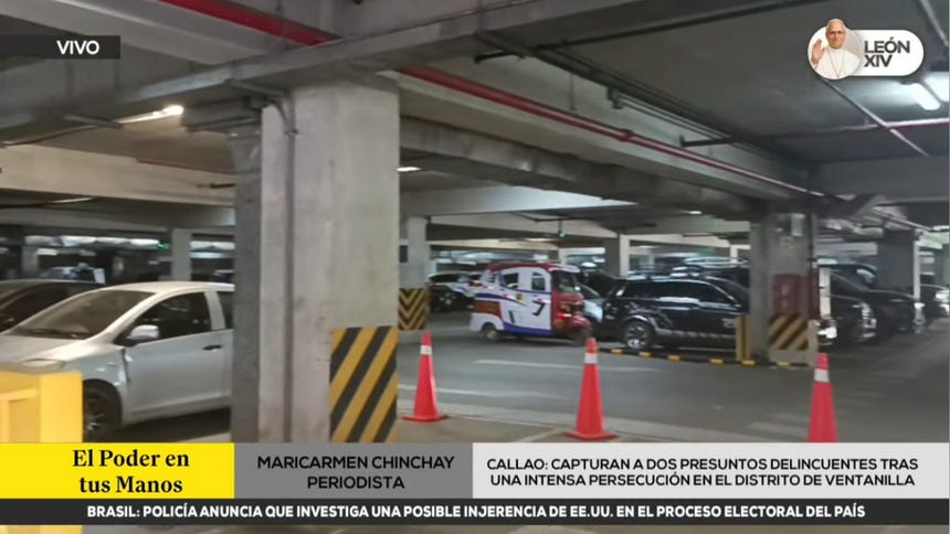 Callao: PNP capturó en estacionamiento de centro comercial a dos personas que habrían cometido robo en Los Olivos