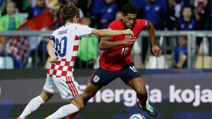 Luka Modric arrancó de titular el duelo ante los ingleses.