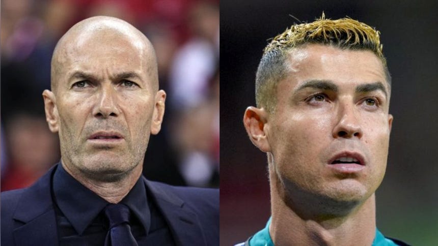Zinedine Zidane sobre Cristiano Ronaldo: "Me hizo ganar cosas increíbles, me quito el sombrero"