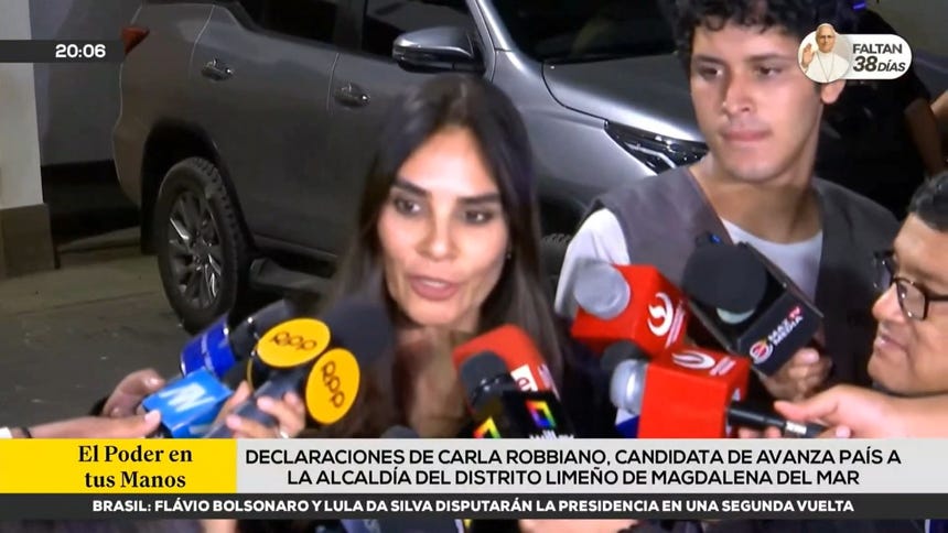 Carla Robbiano tras primeros resultados a boca de urna: "La que va a liderar la Municipalidad de Magdalena soy yo"