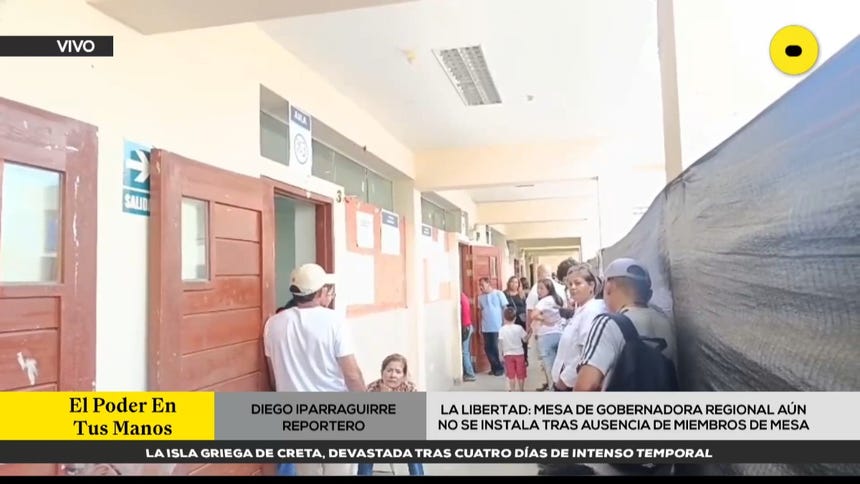Trujillo: mesa de gobernadora regional aún no se instala tras ausencia de miembros de mesa