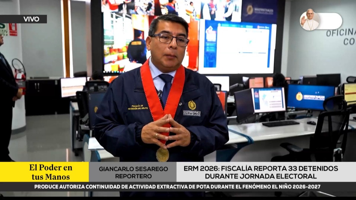 Elecciones Municipales y Regionales: Fiscalía reporta 80 detenidos tras la jornada