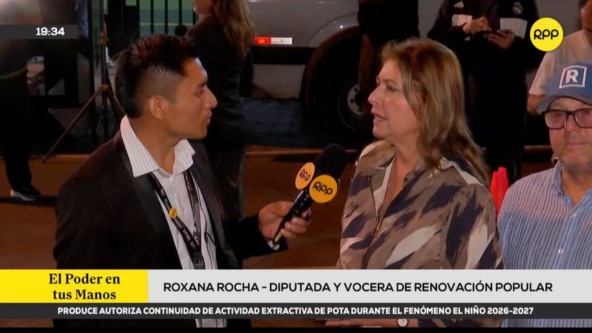 Diputada Roxana Rocha sobre candidatura de López Aliaga: "Vamos a ser respetuosos de lo que diga el JNE"