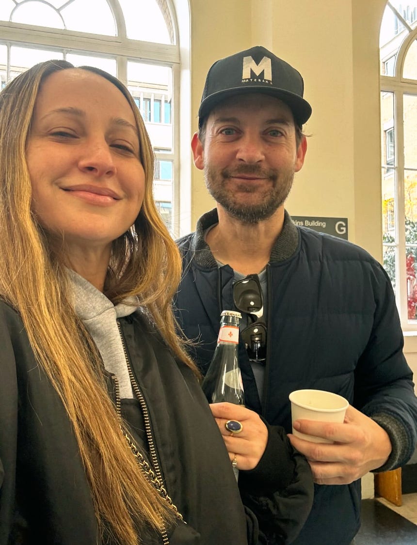Tobey Maguire y Jennifer Meyer tienen dos hijos tras casarse en setiembre de 2007.