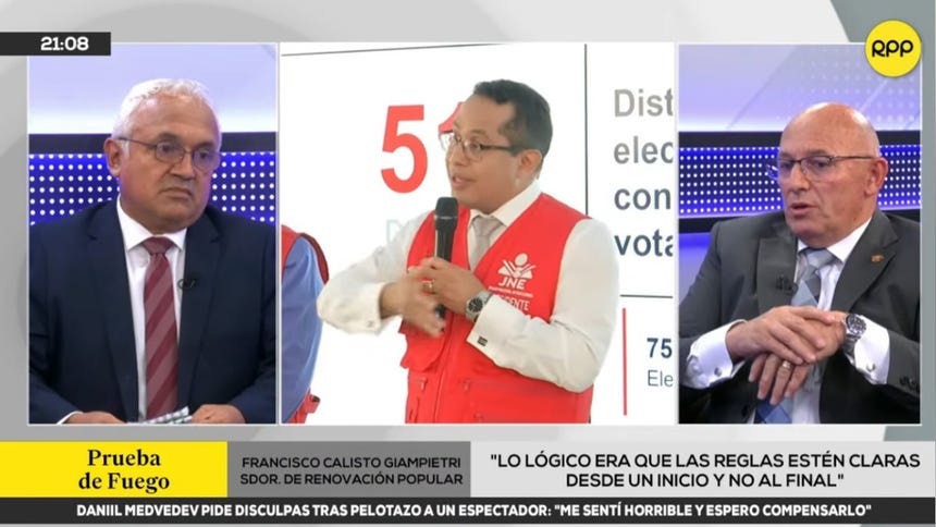 Senador Calisto cuestiona demora en resultados de comicios e insta a optimizar y tecnificar el sistema electoral