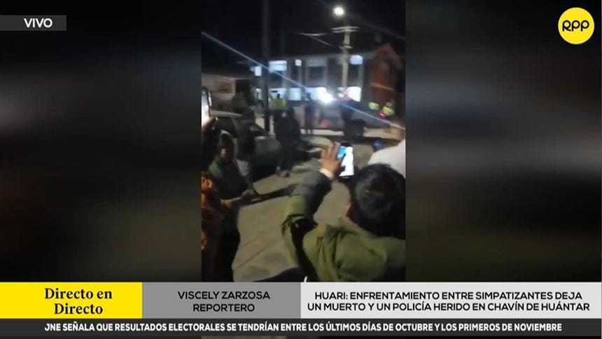 Huari: enfrentamiento entre simpatizantes tras elecciones deja un muerto y un policía herido en Chavín de Huántar