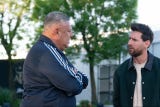 Allí, tuvo una reunión con Claudio Chiqui Tapia.