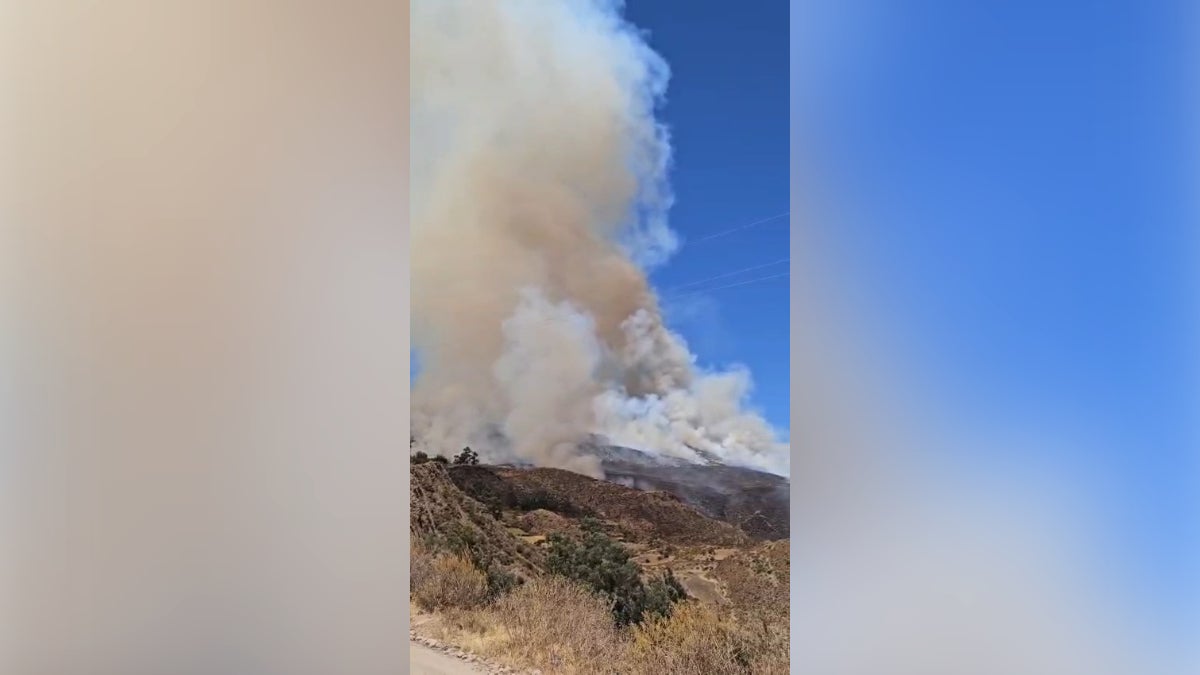 Pobladores piden ayuda a las autoridades para sofocar el fuego que arrasa con pastizales en el anexo Tuca y el cerro Anoccacca. 