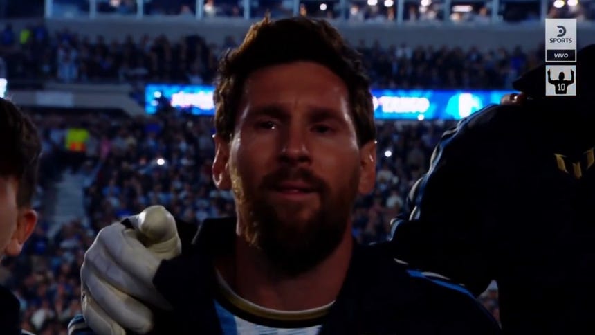 Lionel Messi se emocionó hasta las lágrimas mientras sonaba el himno de Argentina [VIDEO]