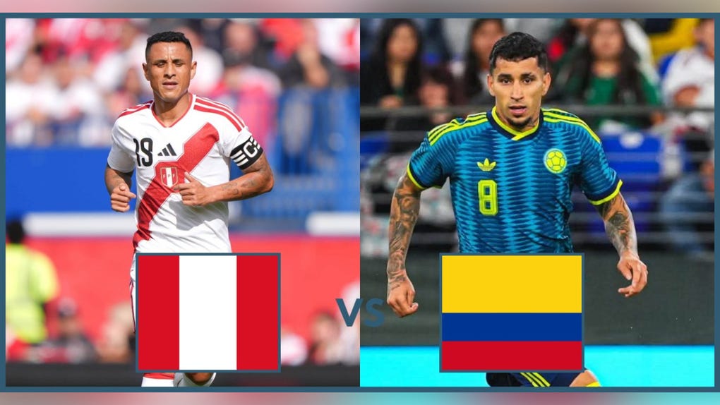 Señal de partido, Perú vs Colombia por un amistoso internacional.