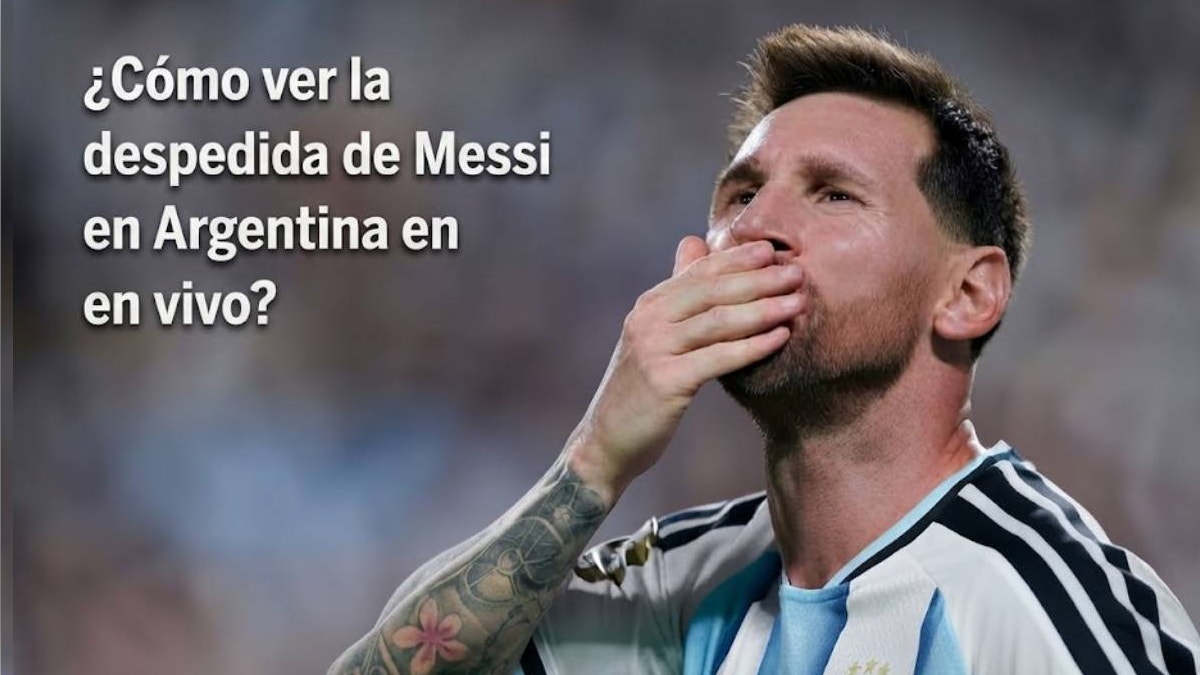 Argentina vs Benín en vivo: ¿Cómo ver desde tu celular la despedida de Messi?
