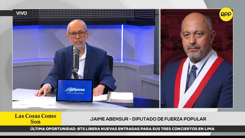Jaime Abensur tras no aprobarse dictamen de las facultades legislativas: “Desde nuestro punto de vista era insuficiente”