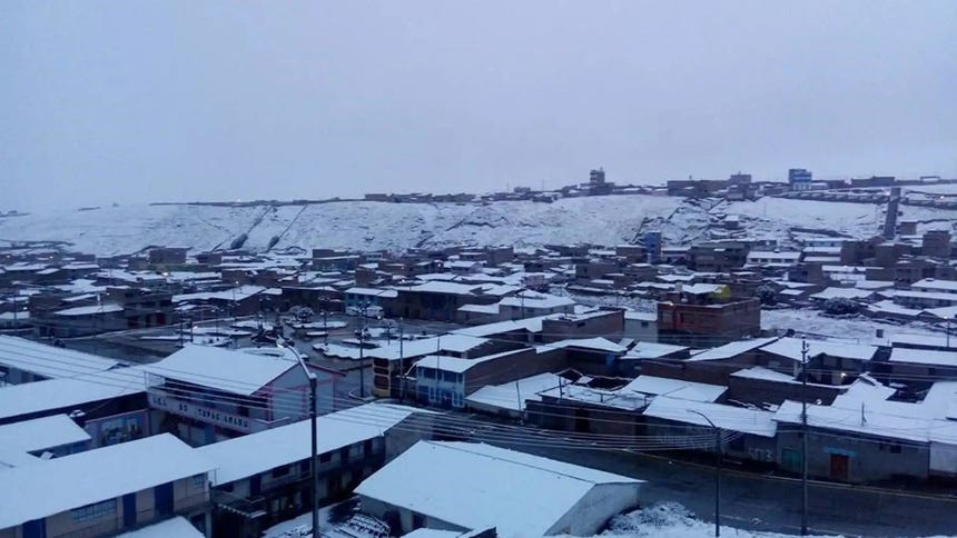 Frío extremo golpea varias regiones del Perú: temperaturas caen hasta cerca de -20 °C, según Senamhi