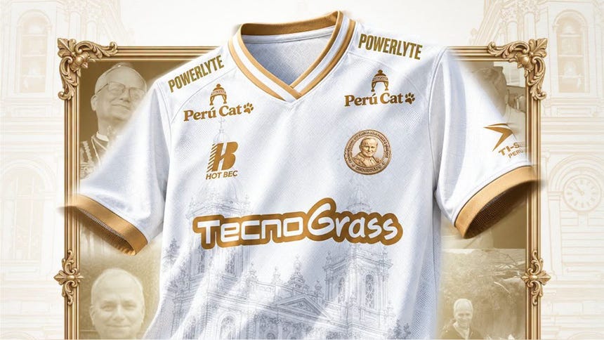 Por la visita del papa León XIV a Chiclayo: Juan Pablo II lanzó nueva camiseta para el Torneo Clausura 2026