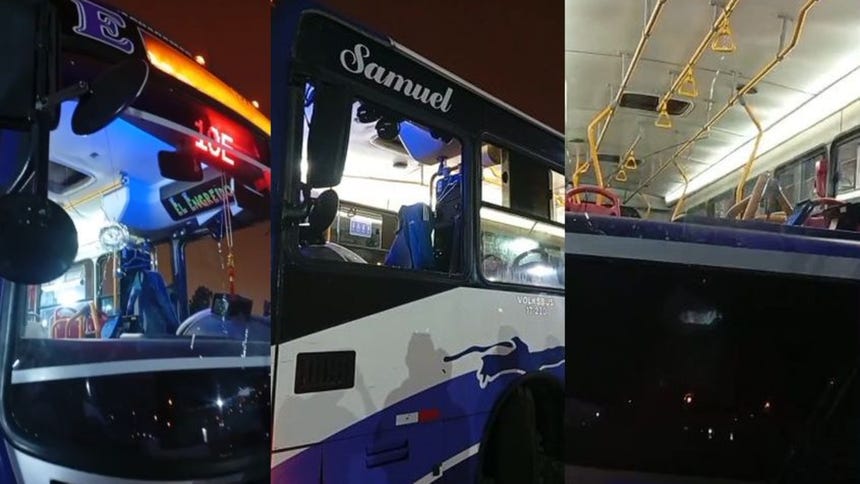 Pachacámac: atacan a balazos bus de la empresa Santo Cristo de Pachacamilla