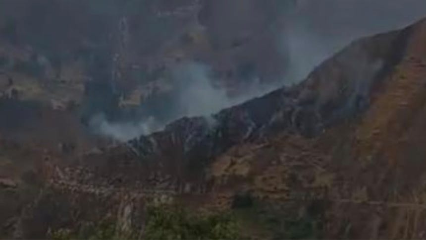 Áncash: incendio forestal afecta 100 hectáreas de pastizales y arbustos en Yauya