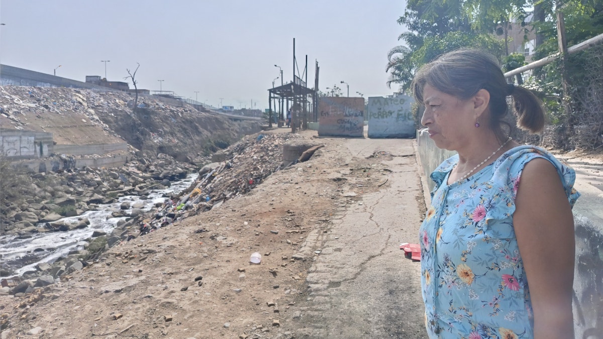 Familias temen colapso de margen del río Rímac por 'El Niño' en San Martín de Porres: "Vamos a quedar en un abismo"