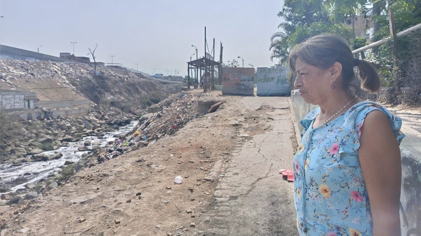 Familias temen colapso de margen del río Rímac por 'El Niño' en San Martín de Porres: "Vamos a quedar en un abismo"