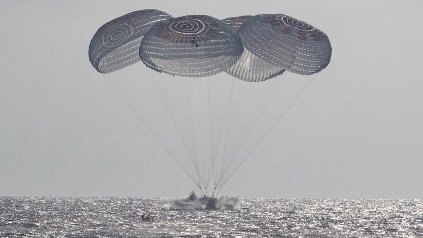 De vuelta a la Tierra: así fue el amerizaje de la misión Crew-12 tras ocho meses en el espacio [VIDEO]