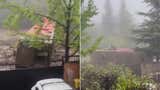 Chile: bus de transporte público con pasajeros fue arrastrado por fuerte aluvión en Santiago [VIDEO]