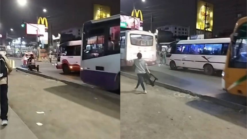 SJL: transeúntes advierten de peligro de accidentes por microbuses que no respetan semáforos