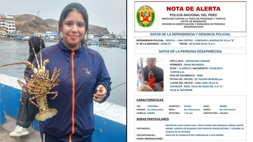 Villa El Salvador: madre busca a su hija de 13 años que desapareció hace tres días
