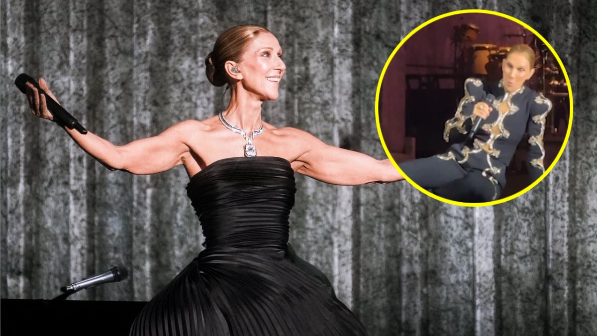 Céline Dion sufre aparatosa caída en el escenario durante su concierto en París [VIDEO]