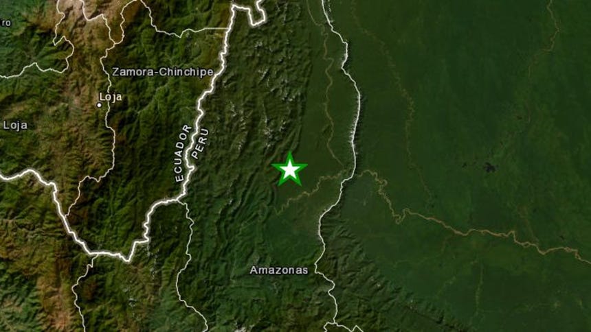 Un sismo de magnitud 3.7 remeció la región Amazonas esta madrugada