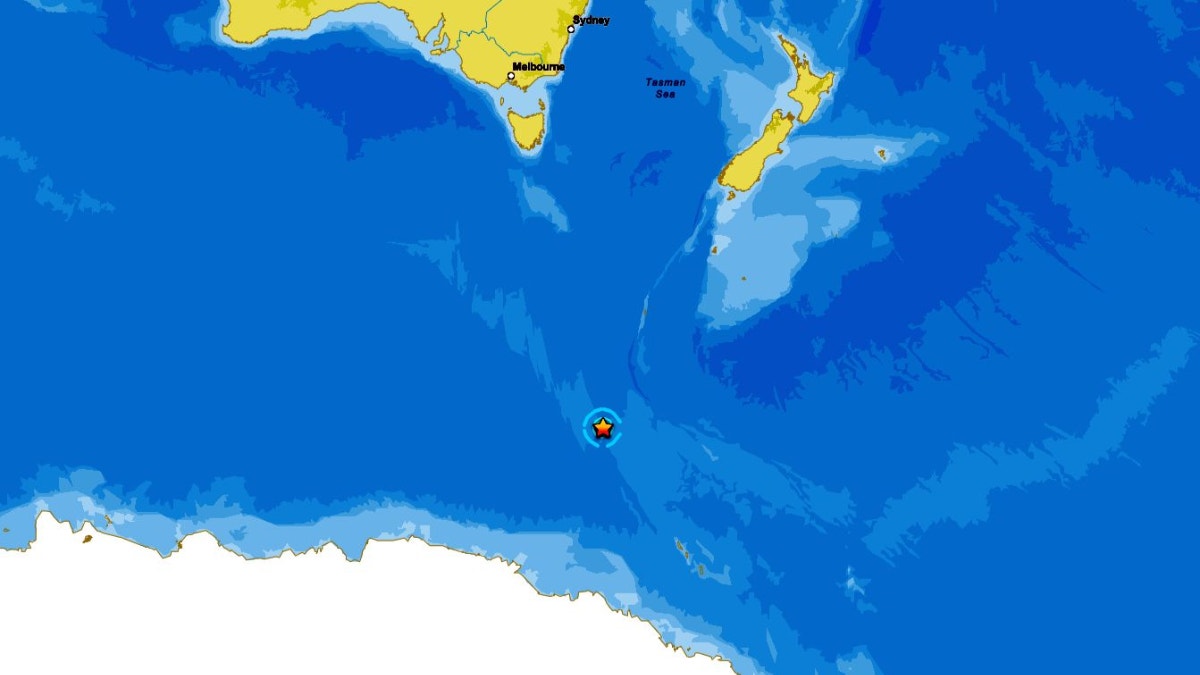 Alarma en el Pacífico sur: fuerte sismo de magnitud 5.9 remeció el oeste de la isla Macquarie