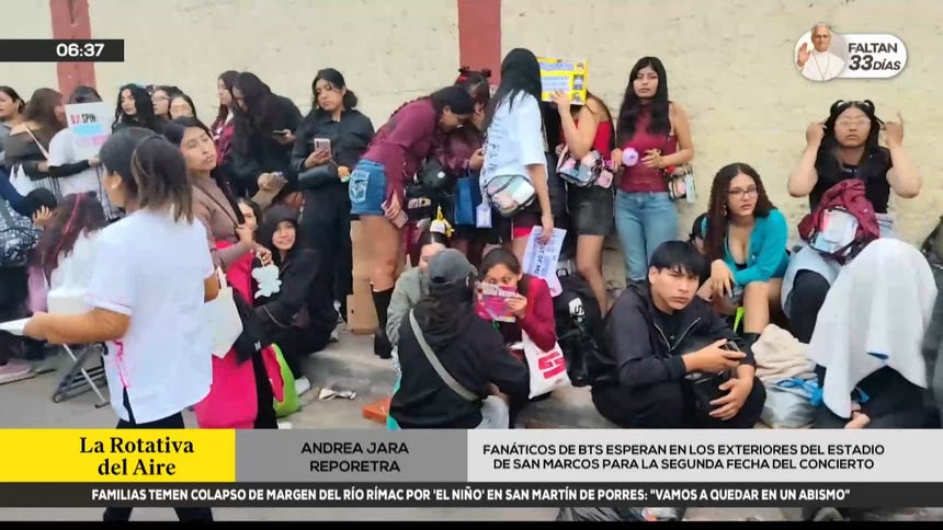 BTS en Lima: ARMY forma largas filas en San Marcos a pocas horas del segundo concierto