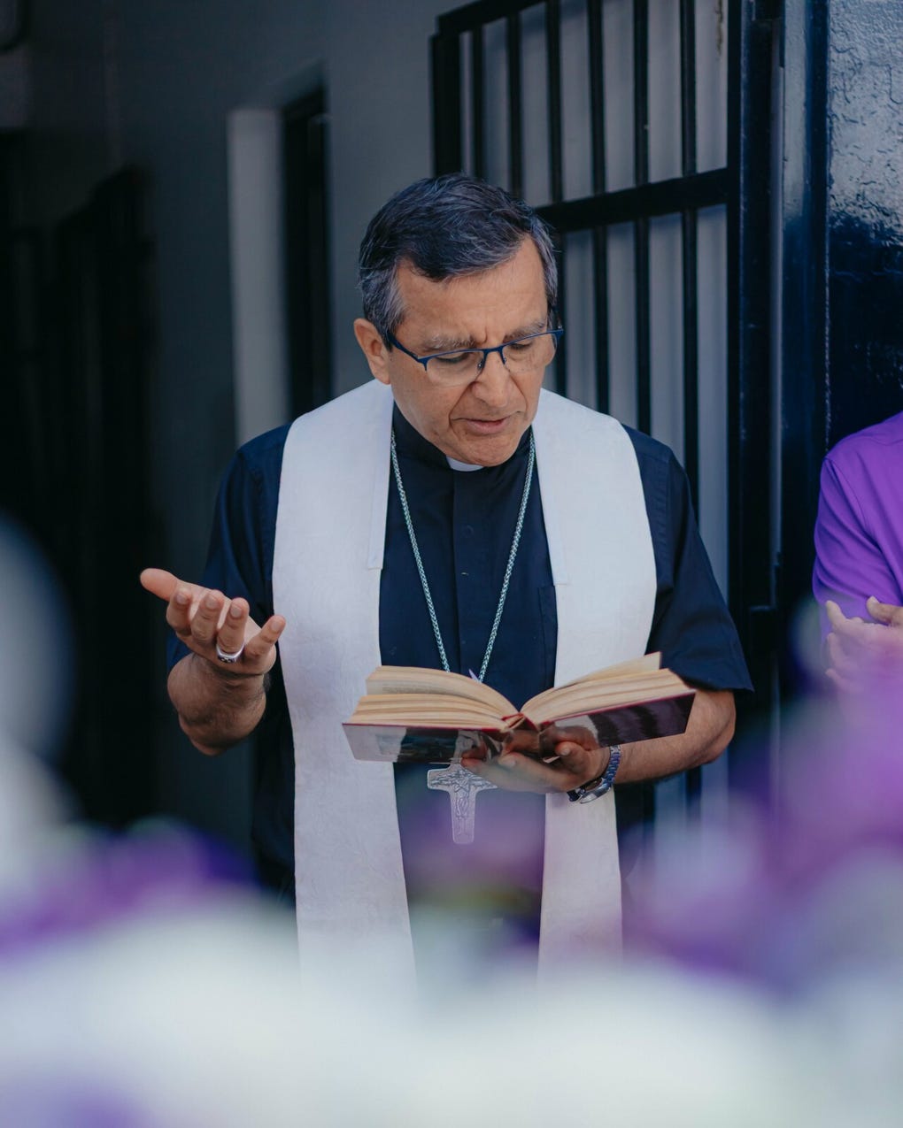 Las camisetas moradas recibieron la bendición antes del compromiso que los blanquiazules disputarán frente a Cusco FC.