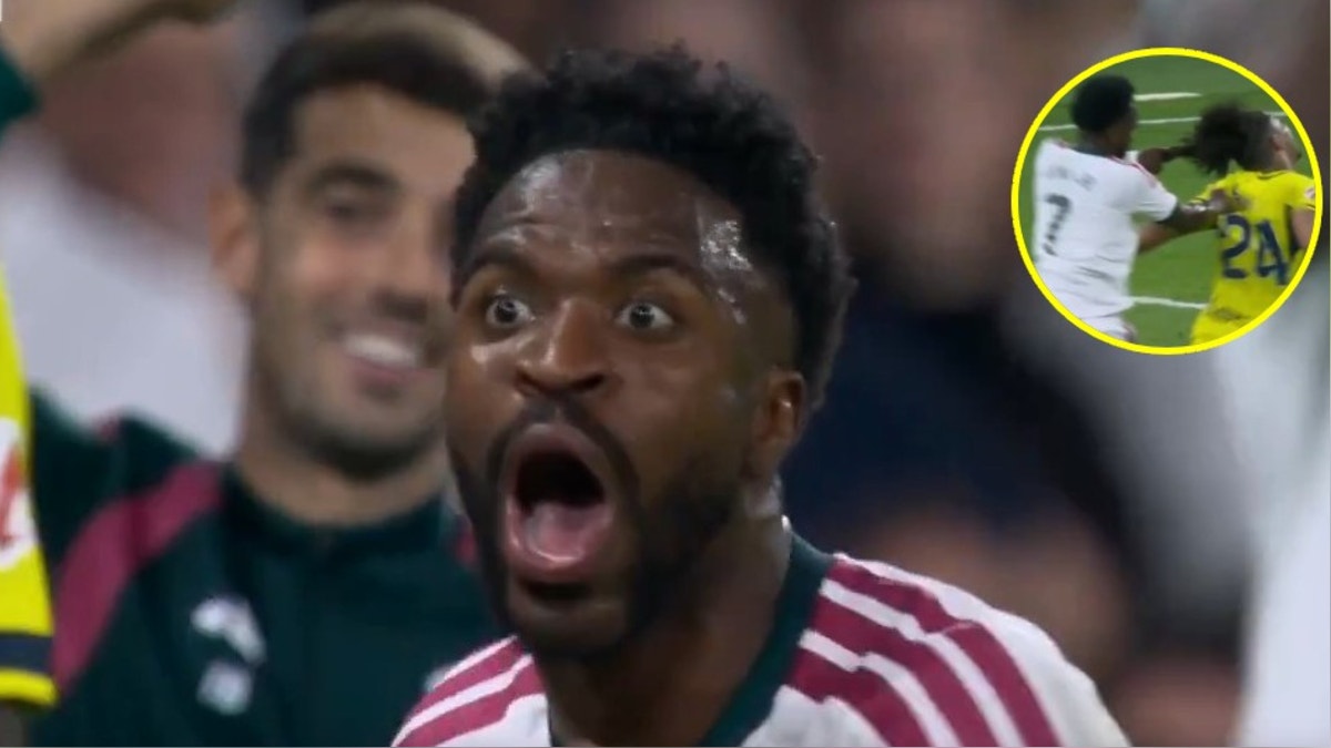 Insólita secuencia de Vinicius Junior: anotó, luego lo expulsaron por jalar el cabello a un rival y le anularon el gol
