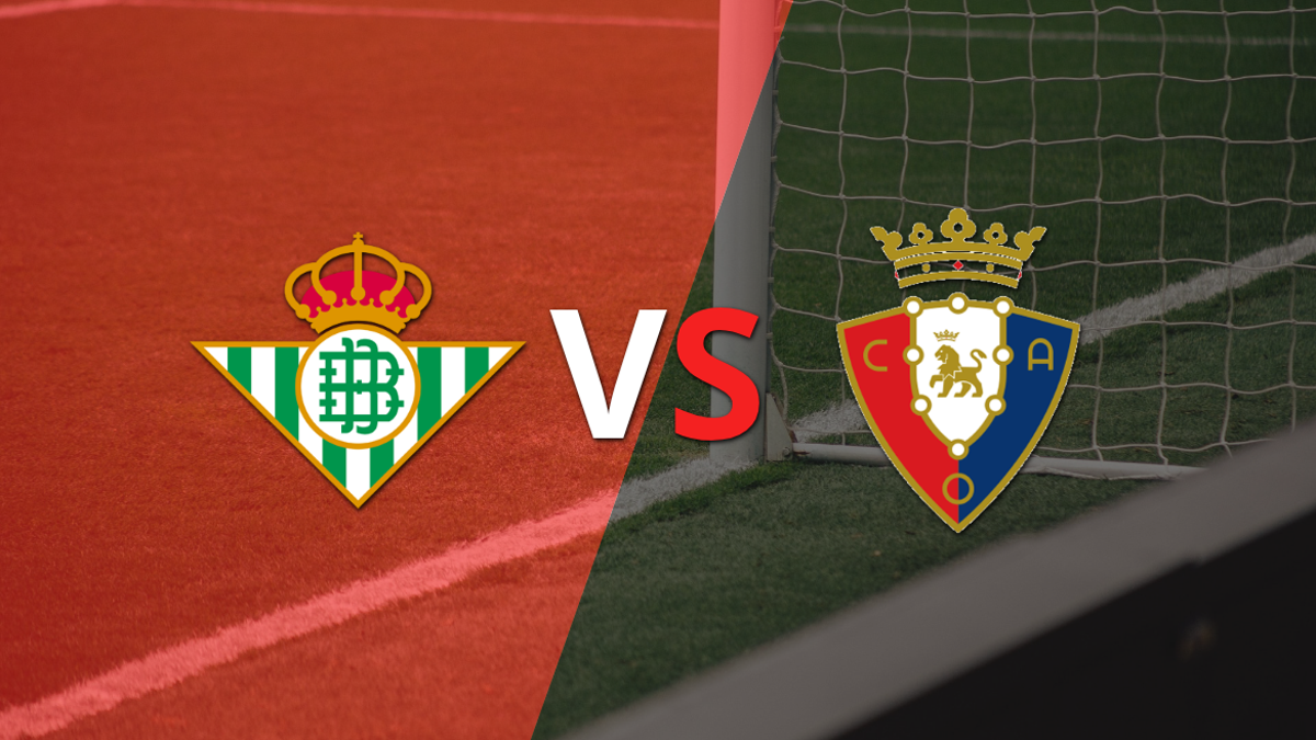 LaLiga EA Sports: Osasuna se enfrentará a Betis por la fecha 8