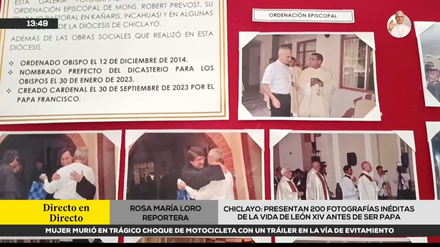 Obispado de Chiclayo exhibe inéditas fotografías de Robert Prevost antes de convertirse en el papa León XIV