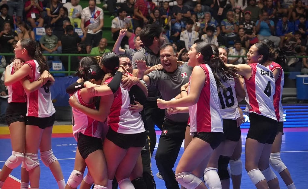 Se desató la fiesta: Perú celebró a lo grande su pase a la final del Sudamericano de Vóley Sub 19 - Foto 1