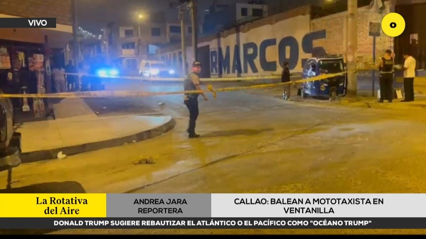 Callao: mototaxista se encuentra en estado crítico tras ser atacado a balazos