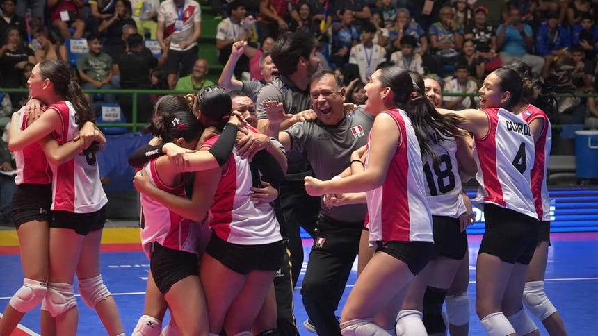 Se desató la fiesta: Perú celebró a lo grande su pase a la final del Sudamericano de Vóley Sub 19