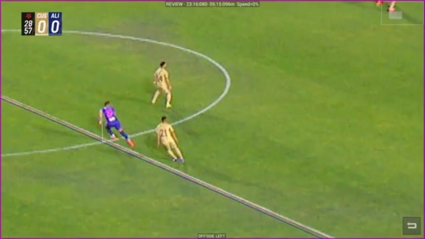 Polémica en el Garcilaso de la Vega: VAR anuló gol de Kevin Quevedo por discutida posicisión adelantada [VIDEO]