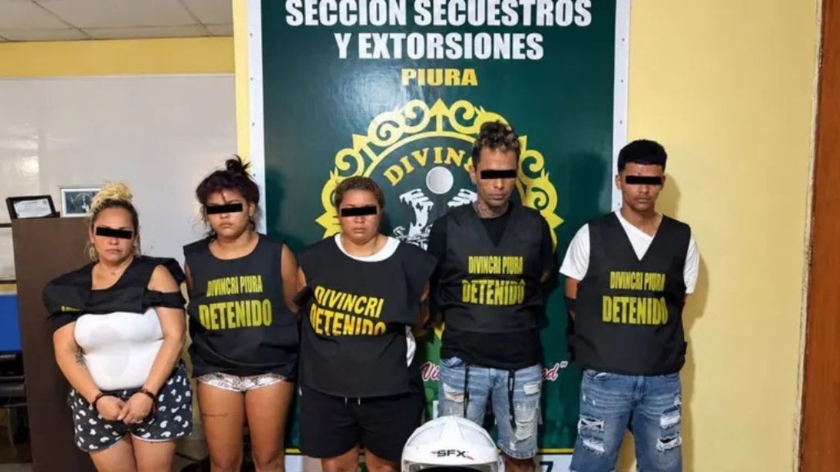 Piura: detienen a siete presuntos integrantes del Tren de Aragua por extorsionar a comerciantes